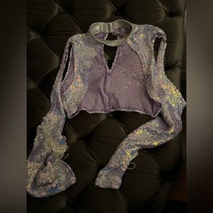 Rave world Sequin top